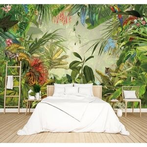 160"x108" Tropical Botanical Wall Mural